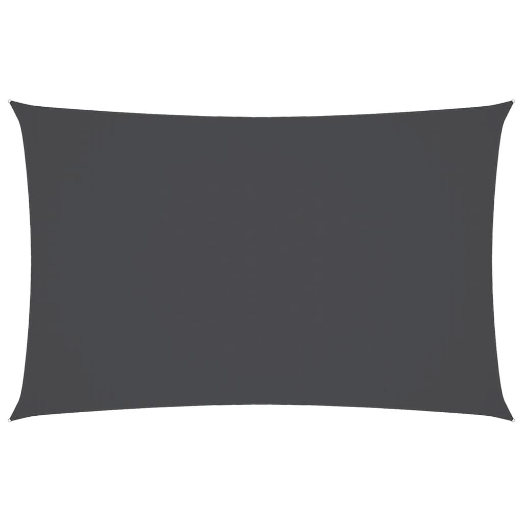 vidaXL Guarda-Sol tecido Oxford retangular 3x6 m antracite
