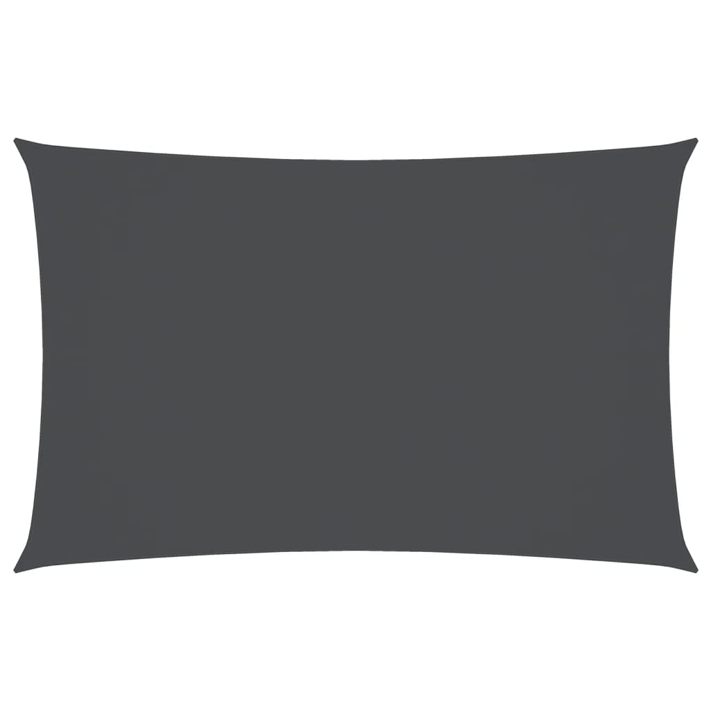 vidaXL Guarda-Sol tecido Oxford retangular 3,5x5 m antracite