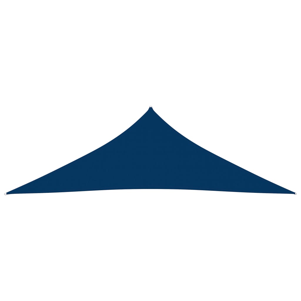 vidaXL Para-sol estilo vela tecido oxford triangular 3x3x4,24 m azul