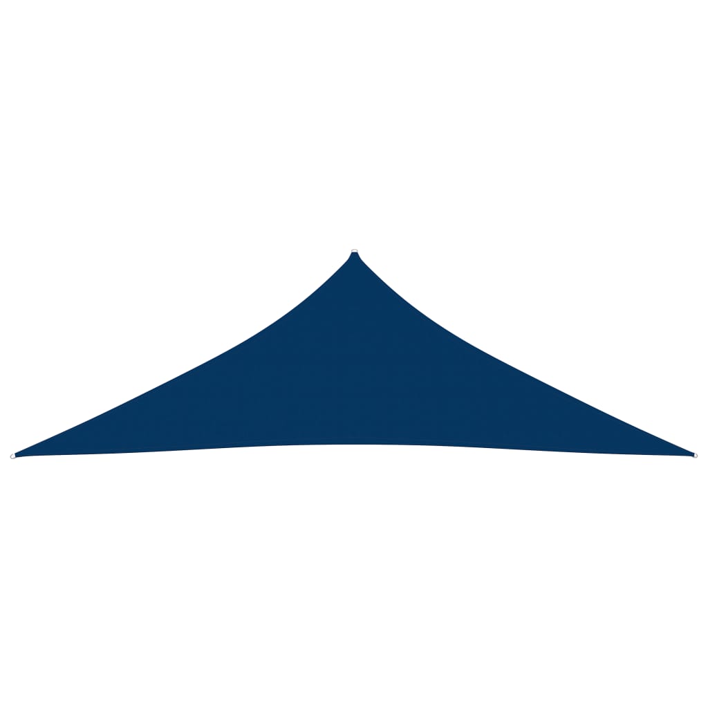 vidaXL Para-sol estilo vela tecido oxford triangular 5x5x6 m azul