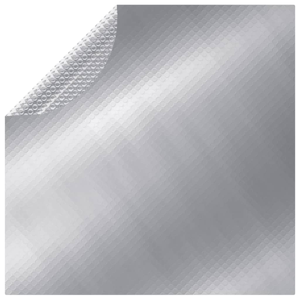 vidaXL Cobertura para piscina 488 cm PE prateado