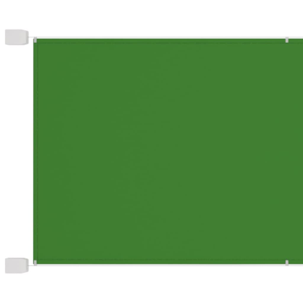 vidaXL Toldo vertical 140x360 cm tecido oxford verde-claro