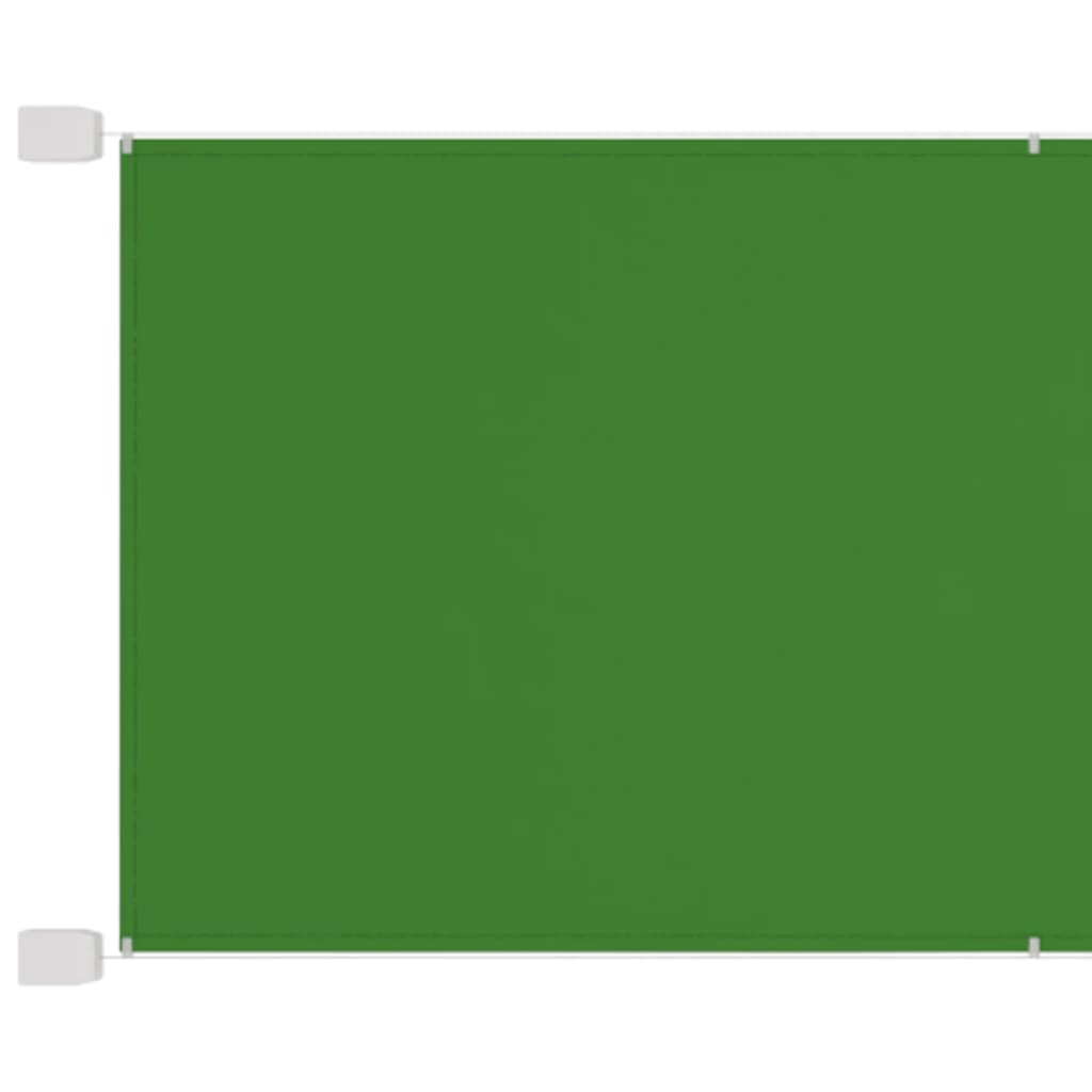 vidaXL Toldo vertical 140x420 cm tecido oxford verde-claro
