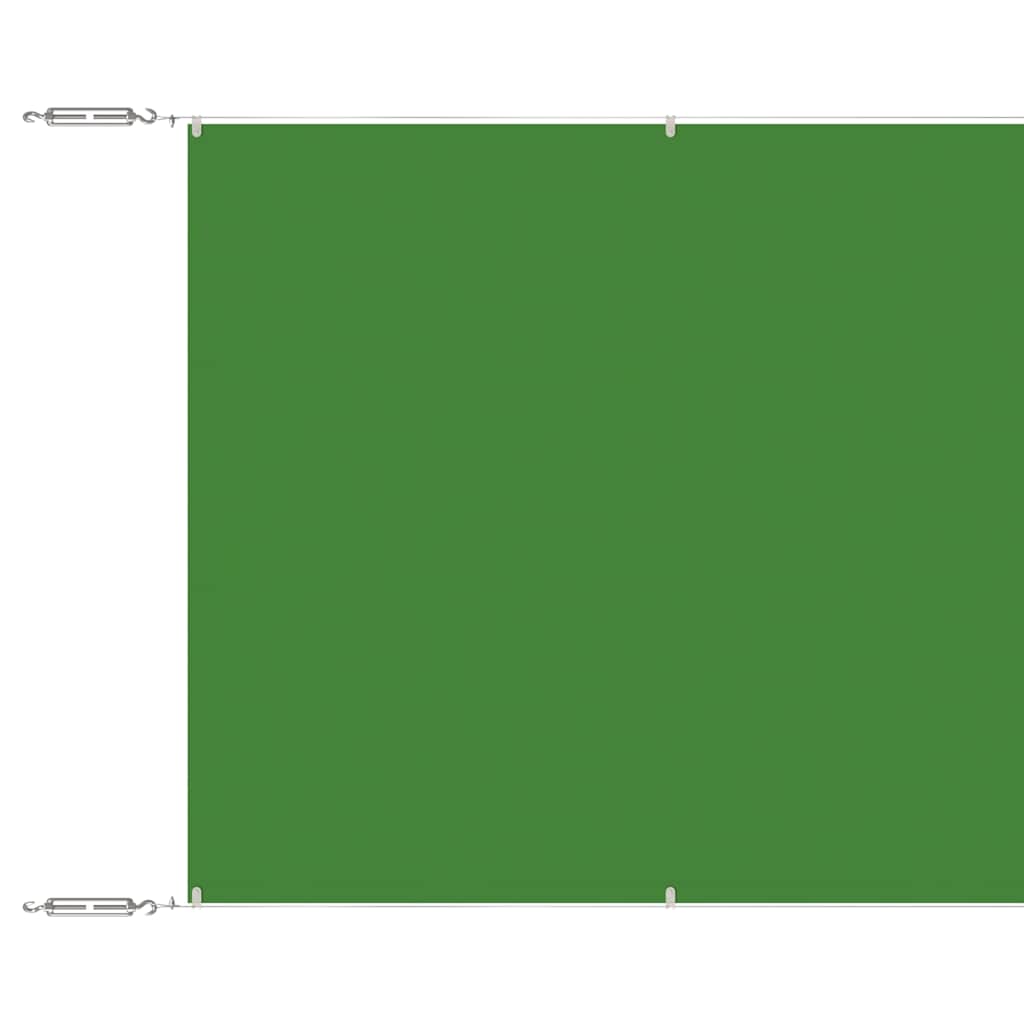 vidaXL Toldo vertical 140x800 cm tecido oxford verde-claro