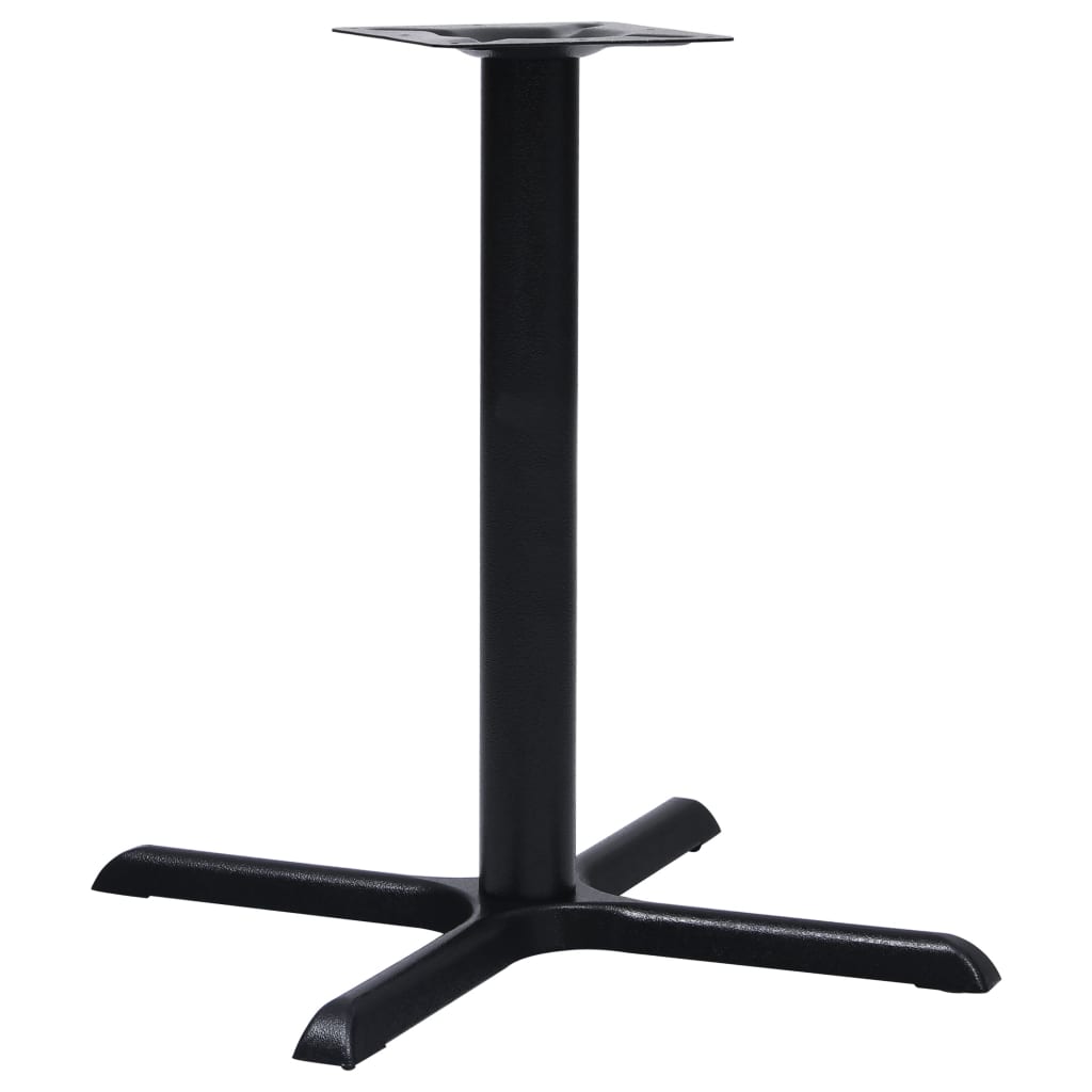 vidaXL Perna para mesa de bistrô 76x76x72 cm ferro fundido preto