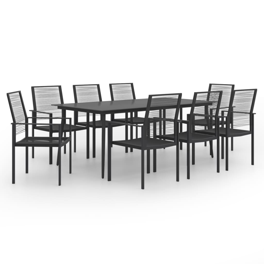 vidaXL 9 pcs conjunto de jantar para jardim