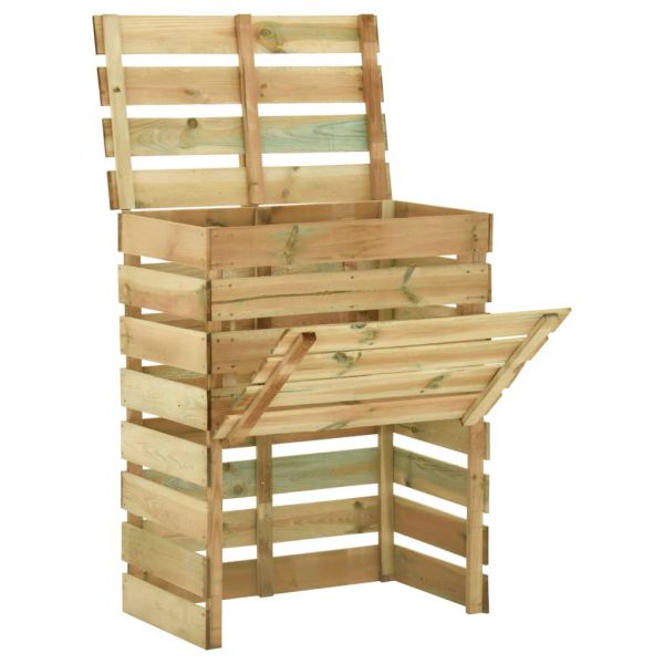 Caixa de Compostagem Ripada 80x50x100 Cm Pinho Impregnado - 316062