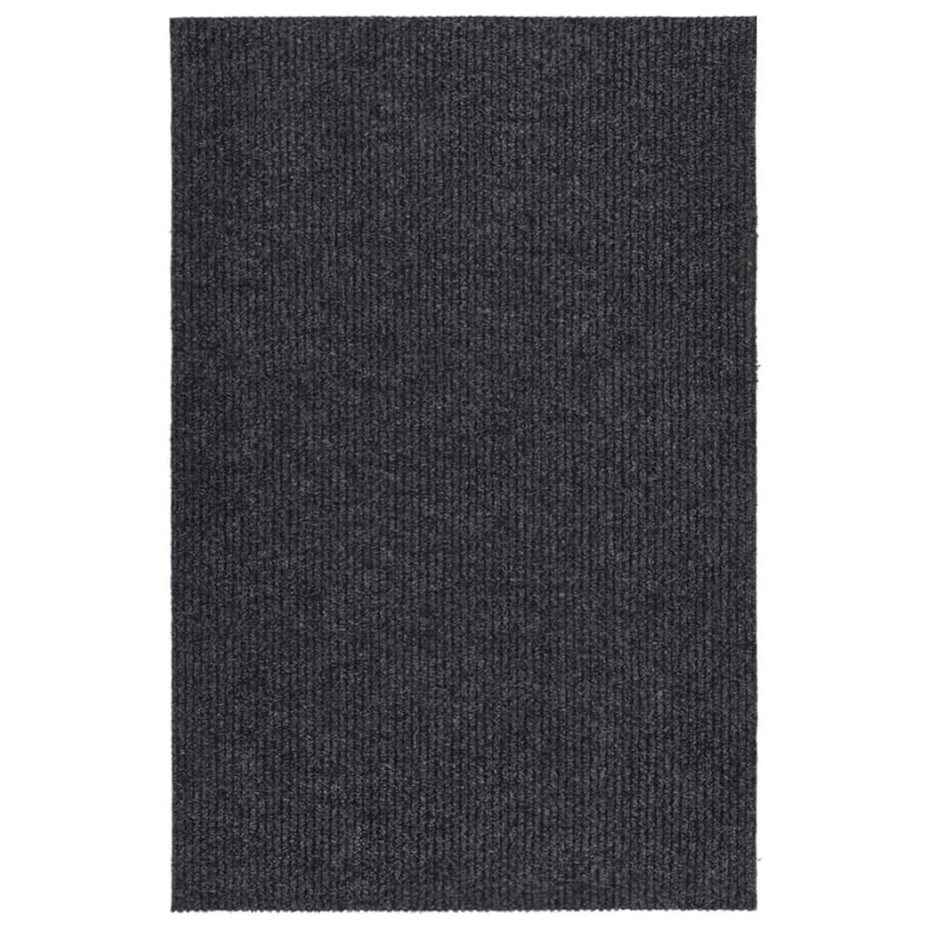 vidaXL Tapete/passadeira de entrada 100x150 cm antracite