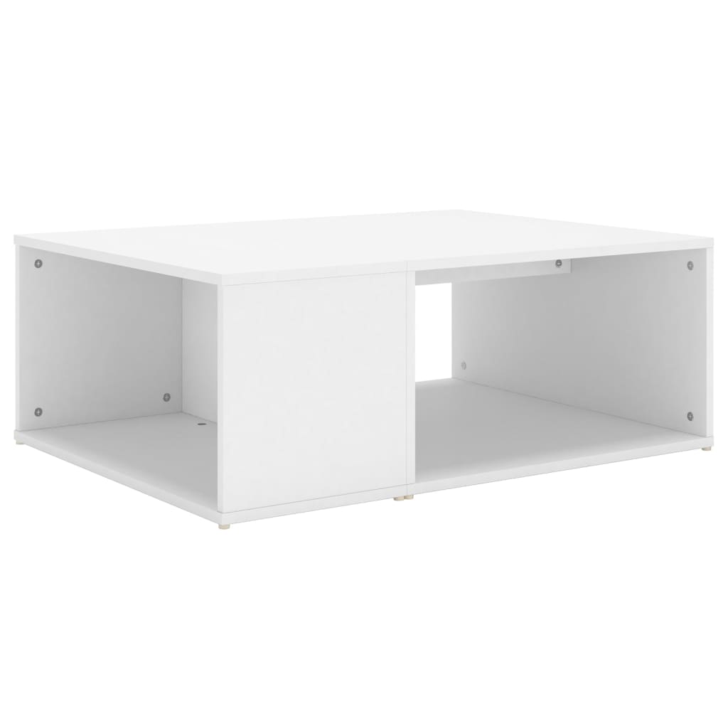 vidaXL Mesa de centro 90x67x33 cm derivados de madeira branco
