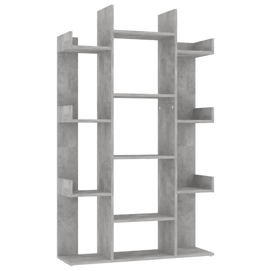 vidaXL Estante 86x25,5x140 cm derivados de madeira cinzento-cimento