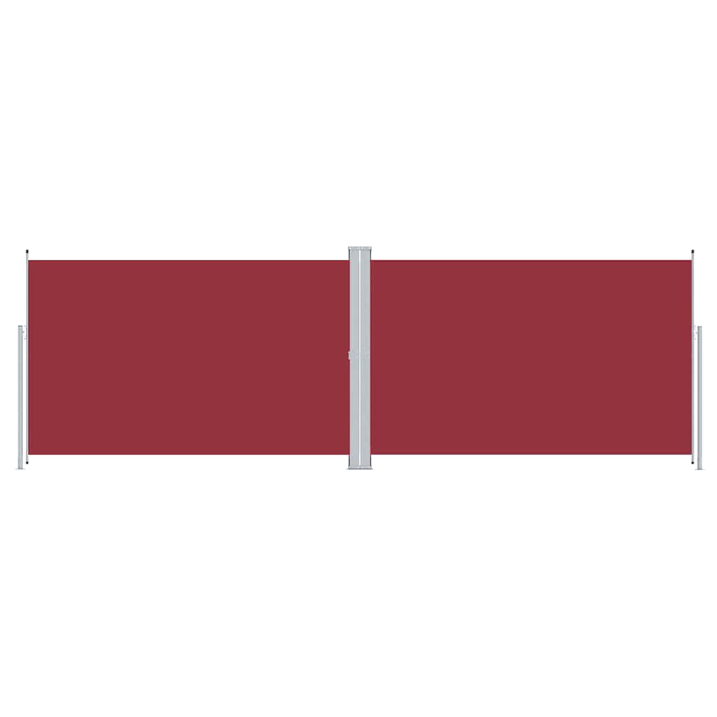vidaXL Toldo lateral retrátil 200x600 cm vermelho