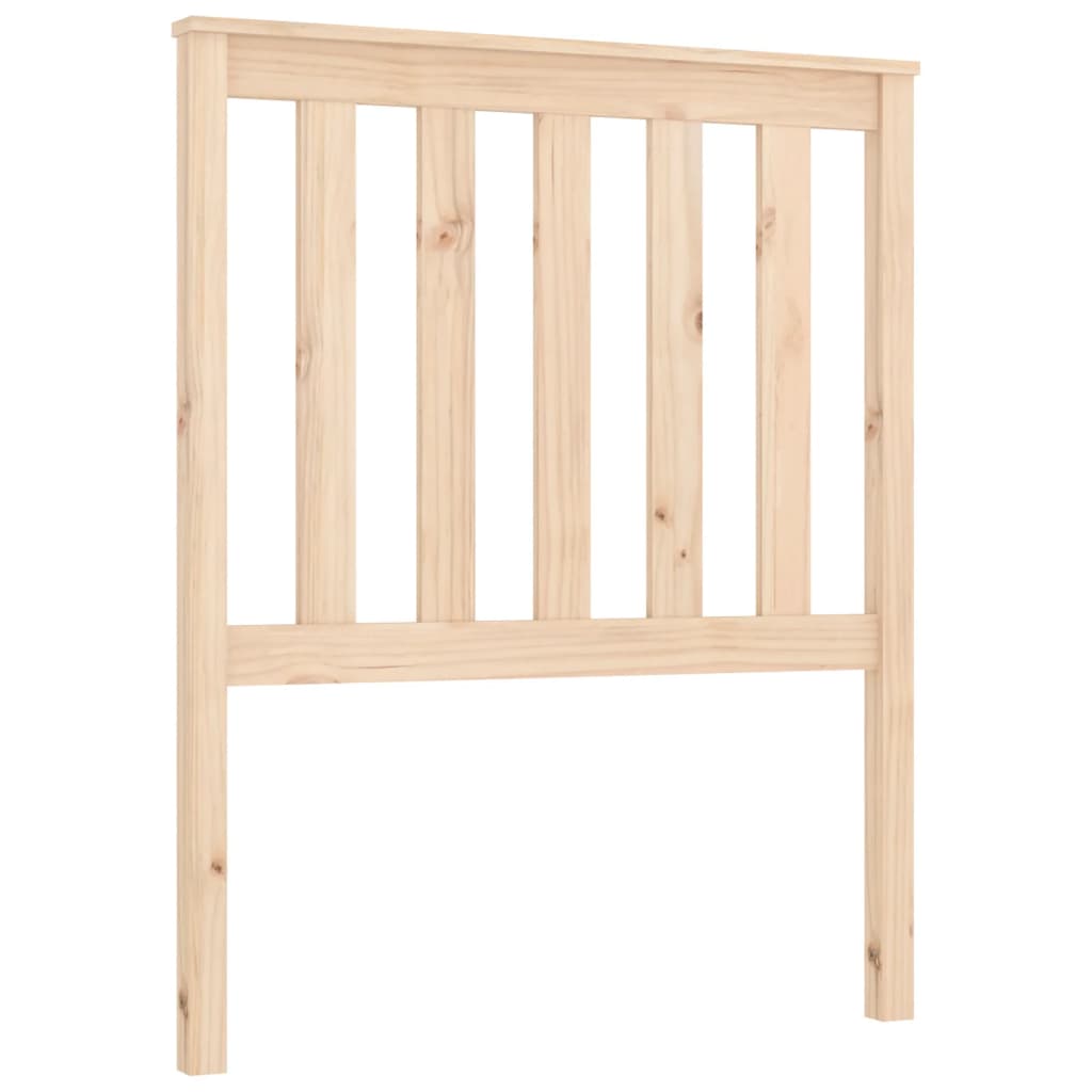 vidaXL Cabeceira de cama 81x6x101 cm pinho maciço