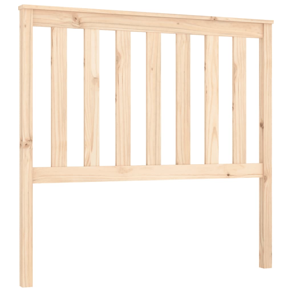 vidaXL Cabeceira de cama 106x6x101 cm pinho maciço