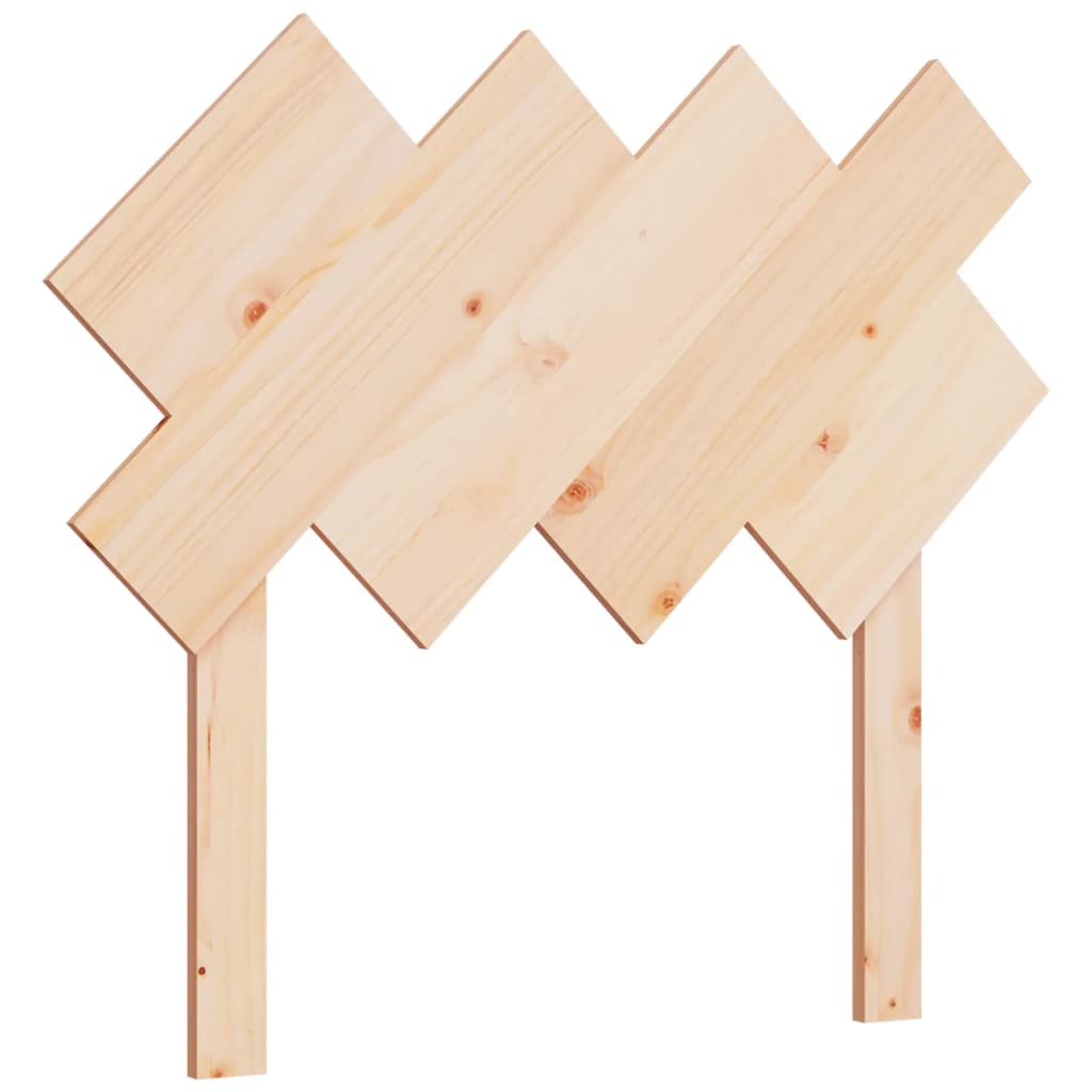 vidaXL Cabeceira de cama 92x3x81 cm pinho maciço