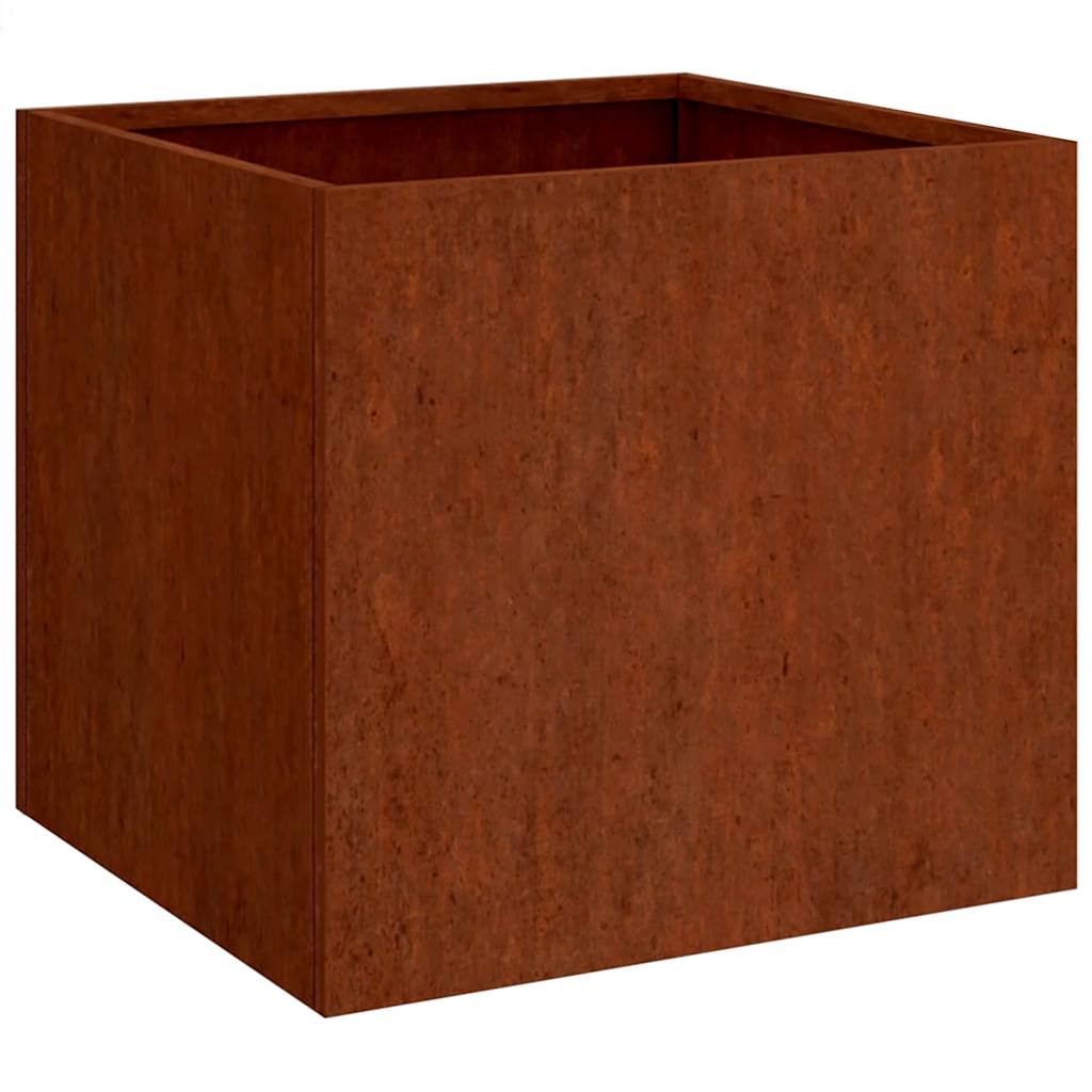 vidaXL Vaso/floreira 32x30x29 cm aço corten