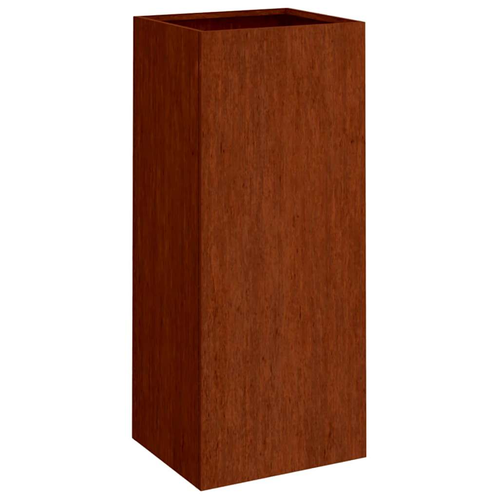 vidaXL Vaso/floreira 32x29x75 cm aço corten