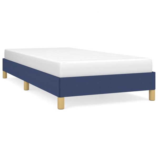 vidaXL Estrutura de Cama sem Colchão 90x200 cm Tecido Azul - 822603544