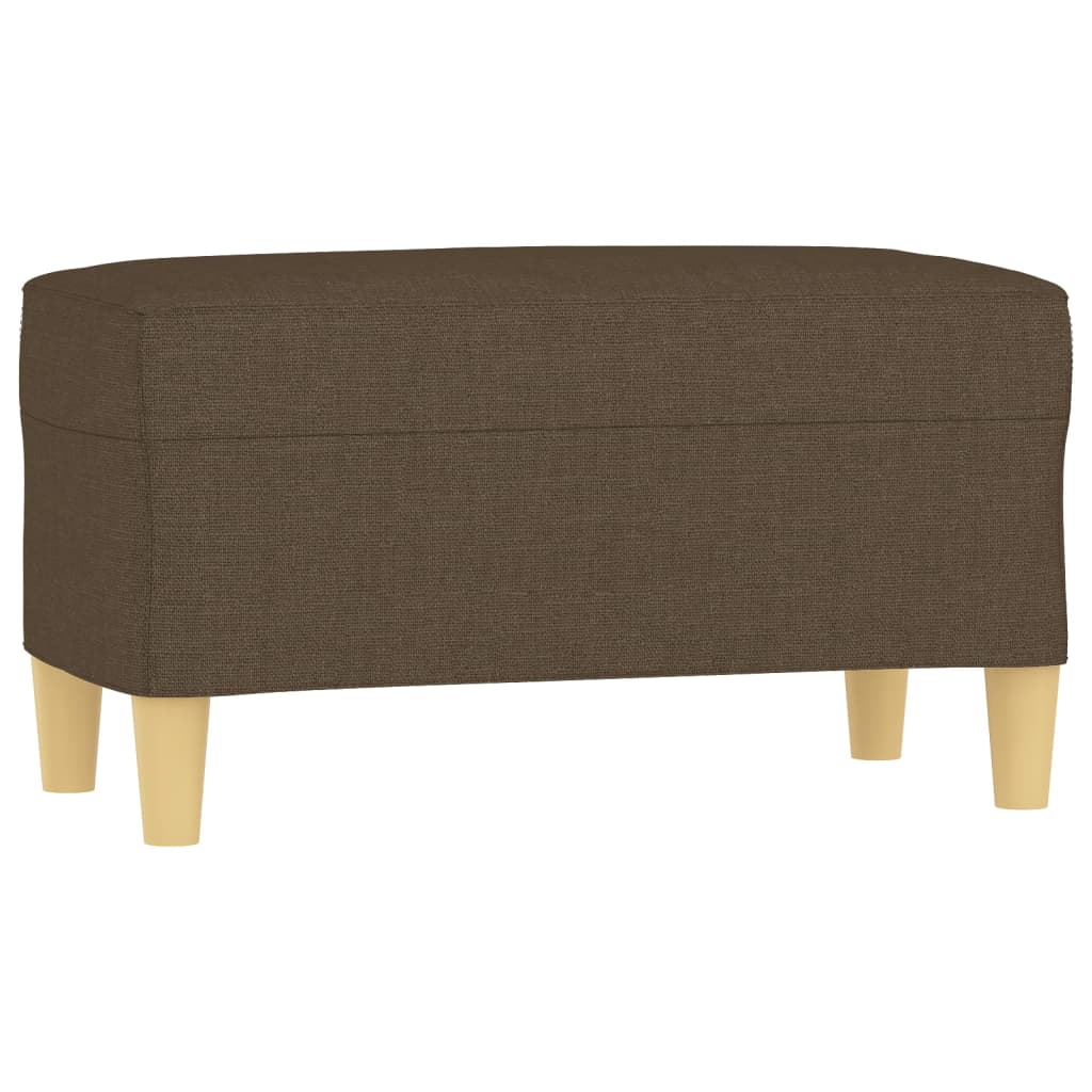 vidaXL Banco 70x35x41 cm tecido castanho