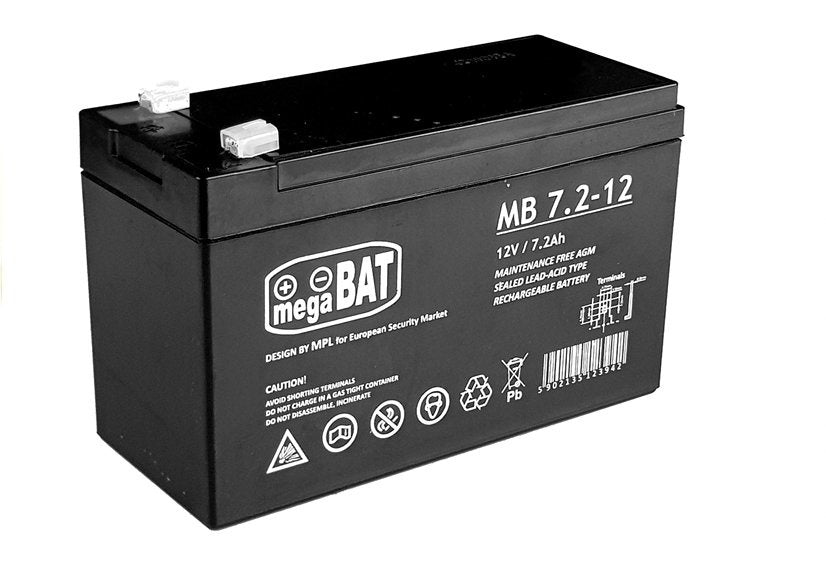 Bateria 12 V 7,2 Ah para carro elétrico infantil