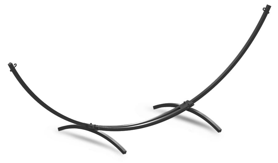 Suporte para rede 363x130 cm metal preto até 220 kg