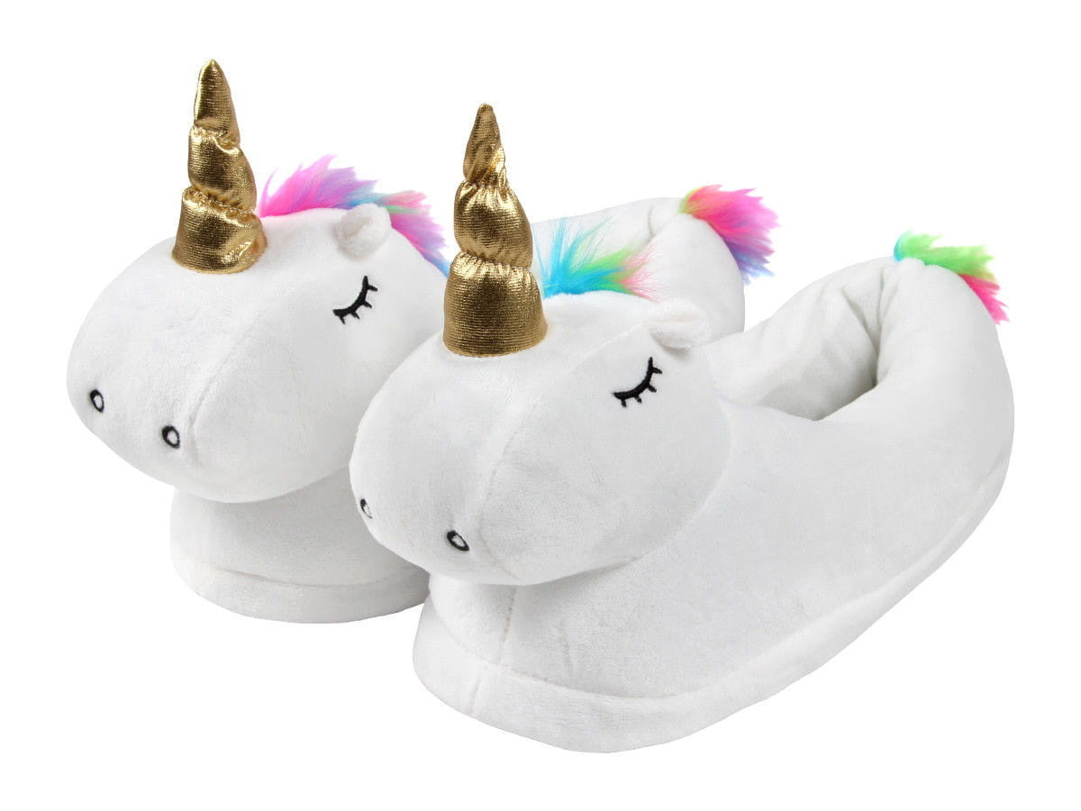 Pantufas unicórnio branco tamanho 36 a 41