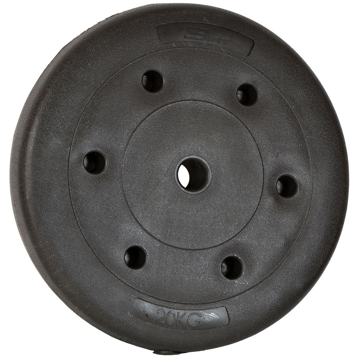 Disco peso 20 kg vinil betão para barra 29,5 mm