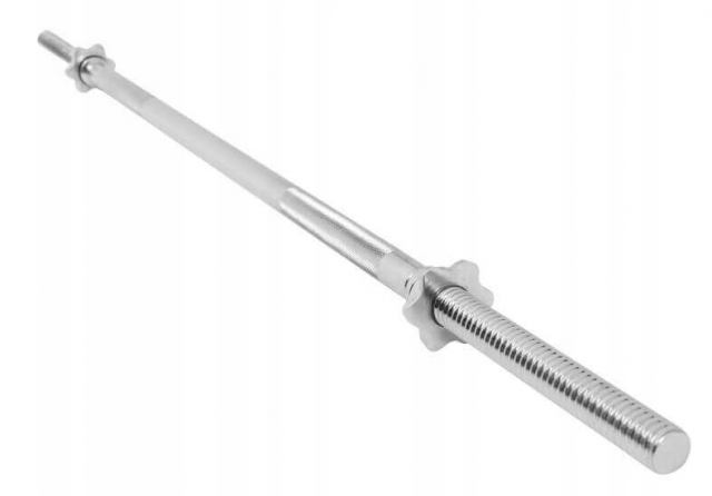 Barra de halteres 120 cm 25 mm com rosca
