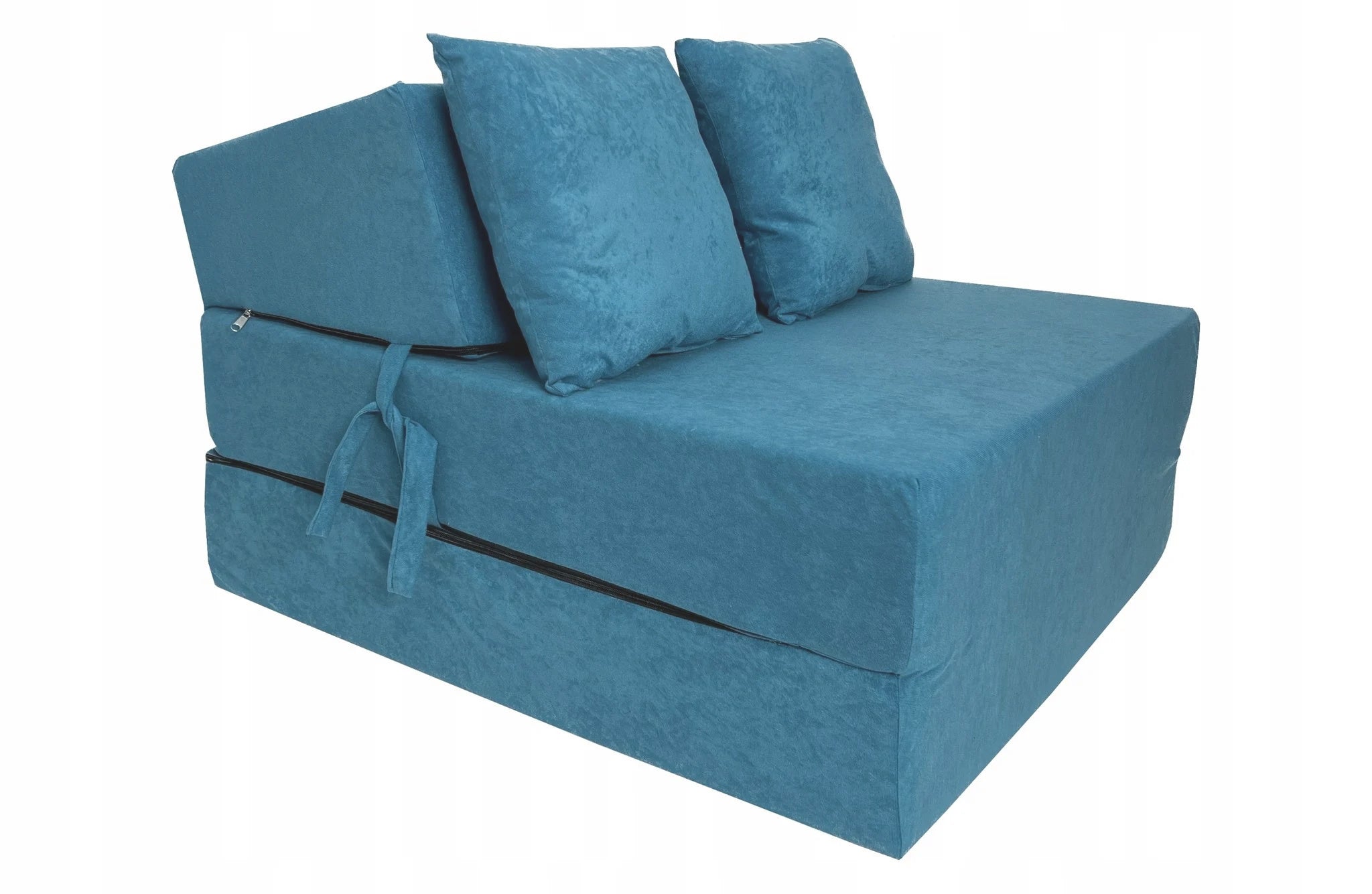 Colchão dobrável 200x70x15 cm azul