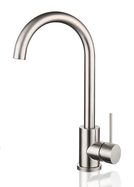 Torneira de cozinha em aço inox 35 mm 7,5 L/min