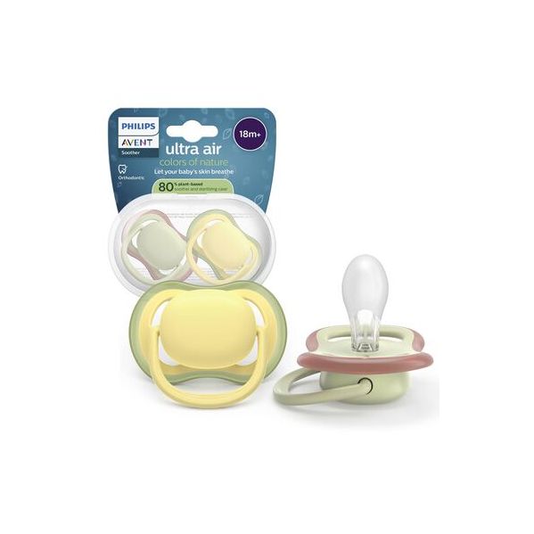 Philips Avent 2 Chupetas Ultra Air +18M Lisa / Neutra