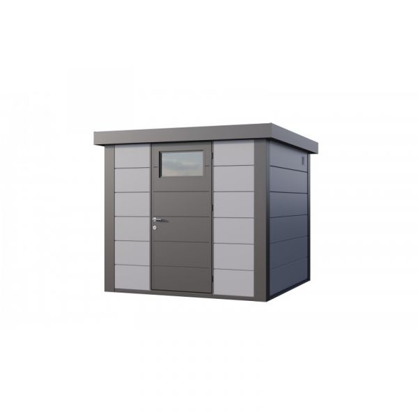 Telluria Abrigo de Jardim Metálico NH4 Cinza Claro 238 x 238 Aço Galvanizado