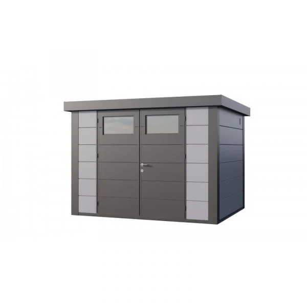 Telluria Abrigo de Jardim Metálico NH7 Cinza Claro 298 x 238 Aço Galvanizado