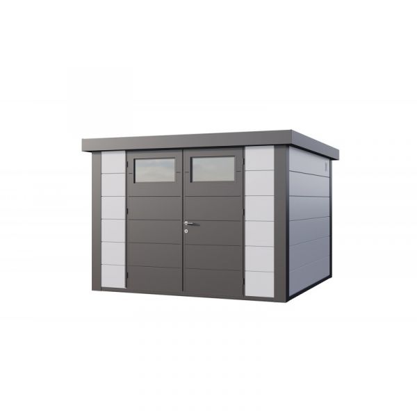 Telluria Abrigo de Jardim Metálico NH8 Branco 298 x 298 Aço Galvanizado