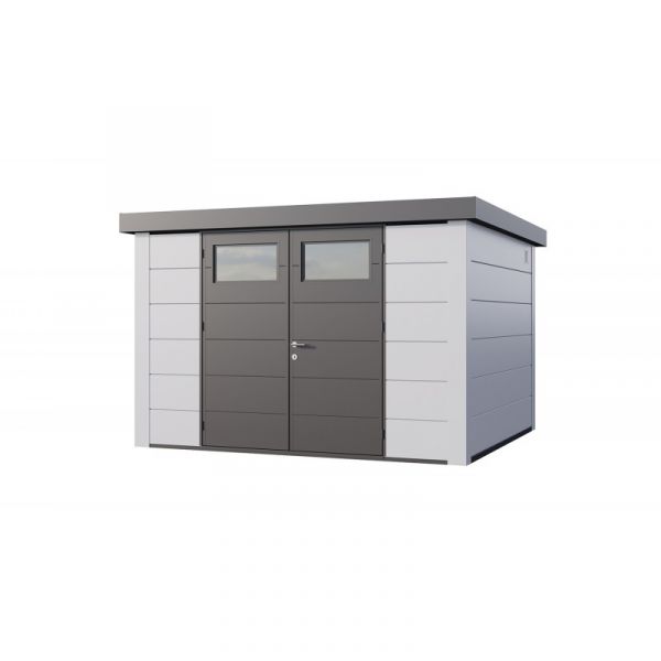 Telluria Abrigo de Jardim Metálico NH9 Branco / Branco 328 x 298 Aço Galvanizado
