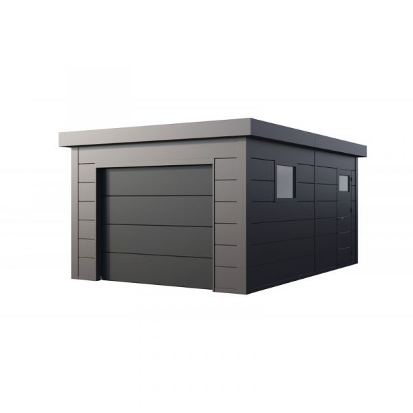 Telluria Garagem Metálica NH1 Antracite 538 x 358 Aço Galvanizado