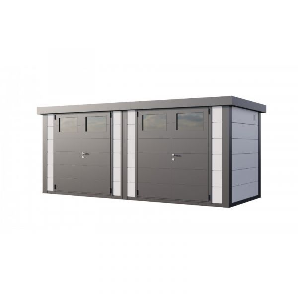 Telluria Abrigo de Jardim Metálico NH13 Branco 522 x 208 Aço Galvanizado