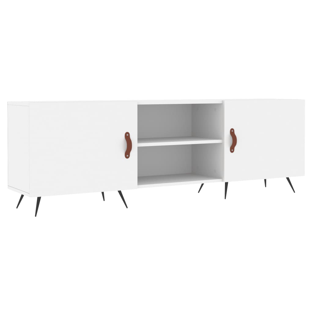 vidaXL Móvel para TV 150x30x50 cm derivados de madeira branco
