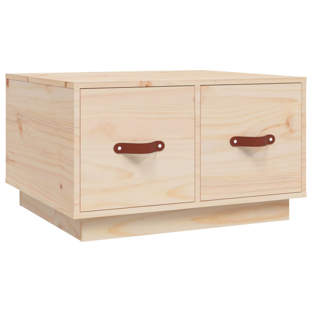 vidaXL Mesa de centro 60x53x35 cm pinho maciço