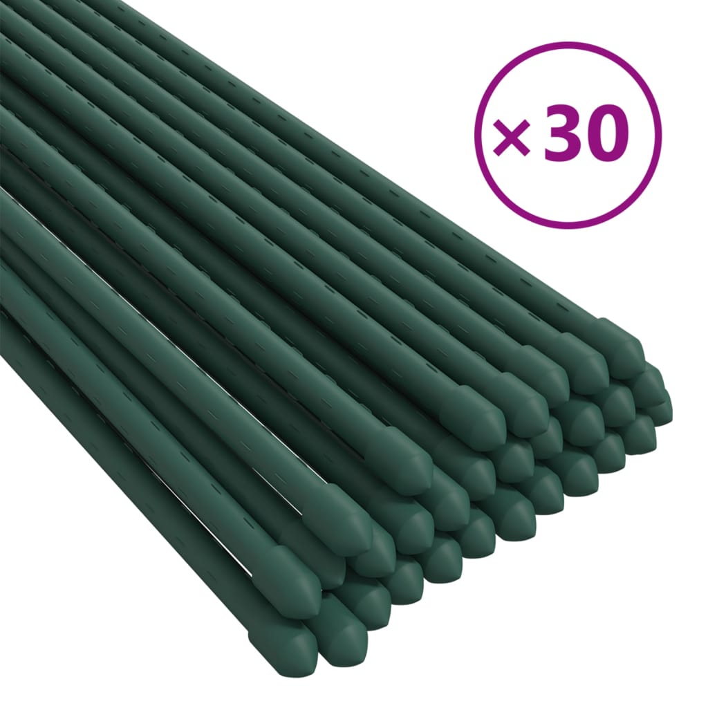 vidaXL Estaca para plantas de jardim 30 pcs 60 cm aço