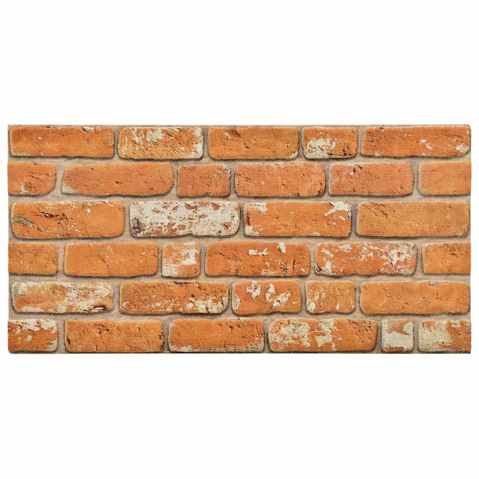 vidaXL Painéis de parede 10 pcs Tijolo 100 x 50 cm Espuma EPS