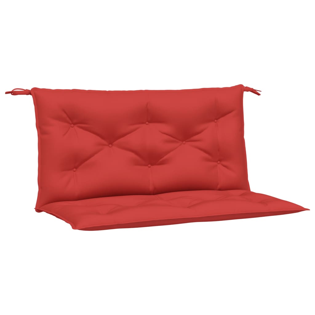 vidaXL Almofadões banco jardim 2 pcs 100x50x7cm tecido oxford vermelho