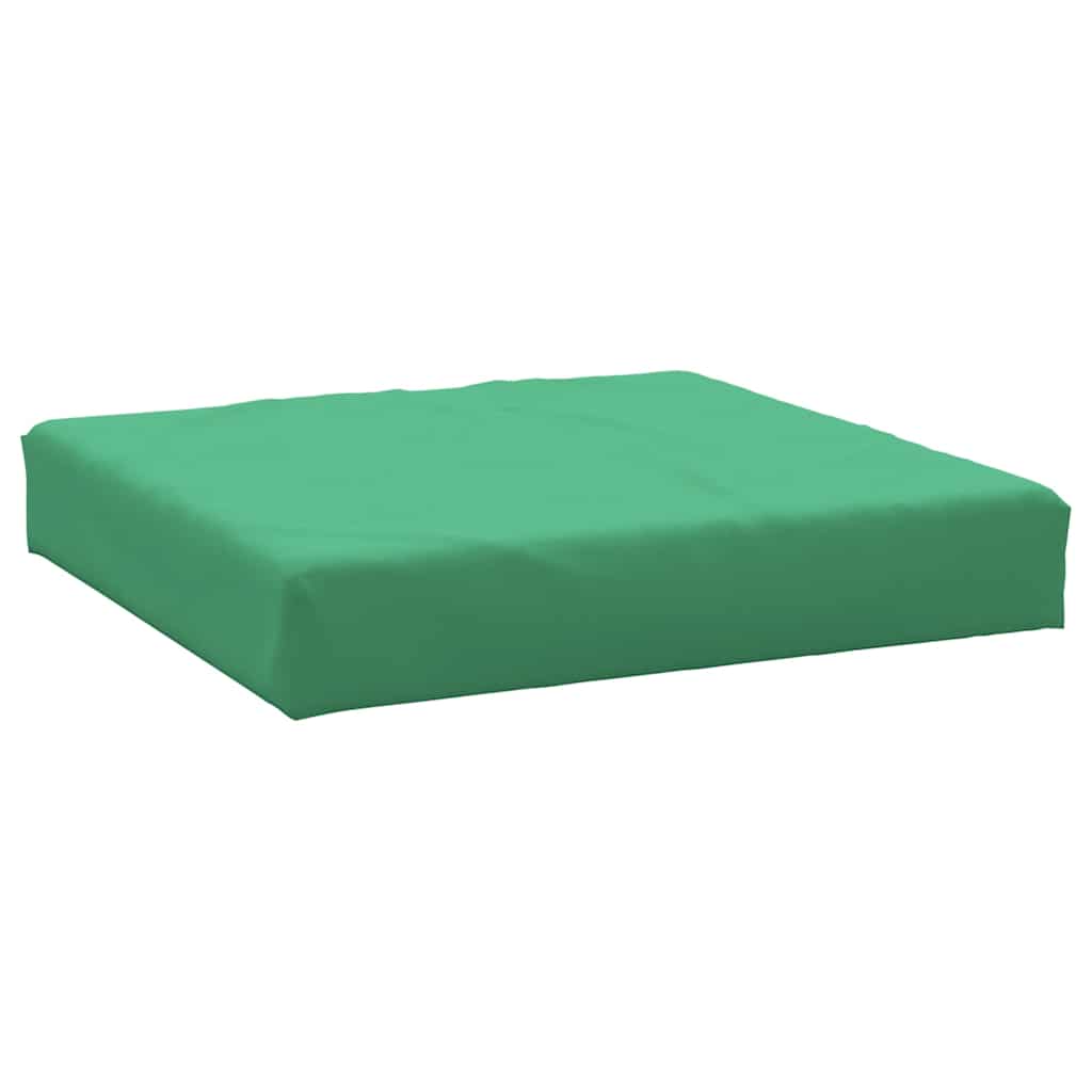 vidaXL Almofadão p/ móveis de paletes 60x60x9,5 cm tecido oxford verde