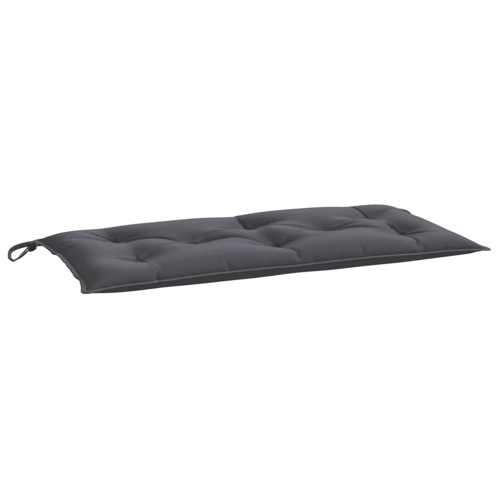 vidaXL Almofadão p/ banco de jardim 110x50x7cm tecido oxford antracite
