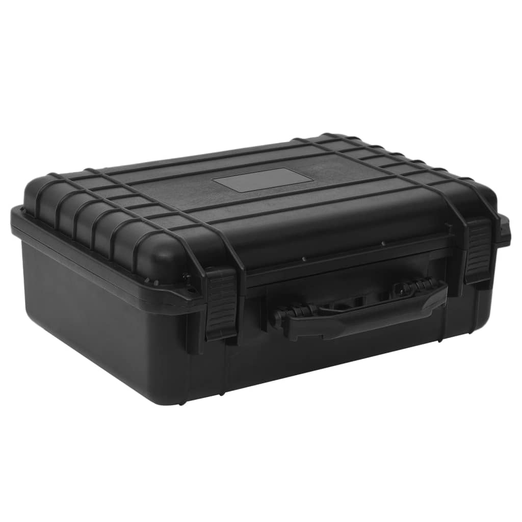 vidaXL Mala de viagem portátil 47x36x18 cm PP preto