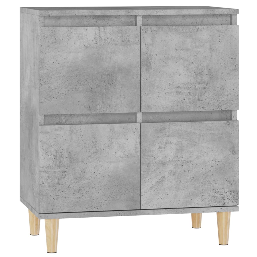 vidaXL Aparador 60x35x70 cm derivados de madeira cinzento cimento