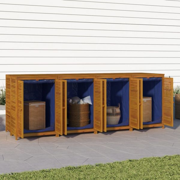 Caixa de Arrumação para Jardim 280x87x104 cm Acácia Maciça - 3155244