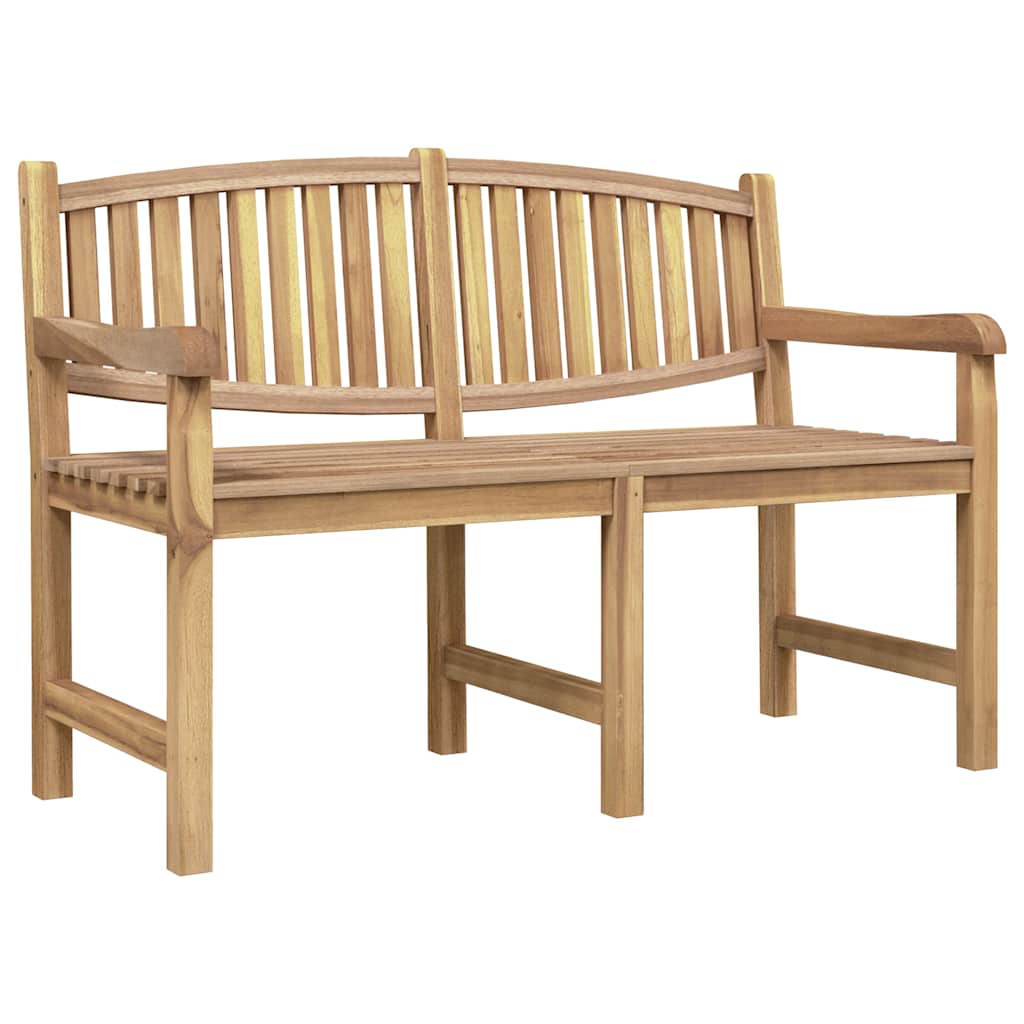 vidaXL Banco de jardim 149,5x60x90 cm madeira de teca maciça