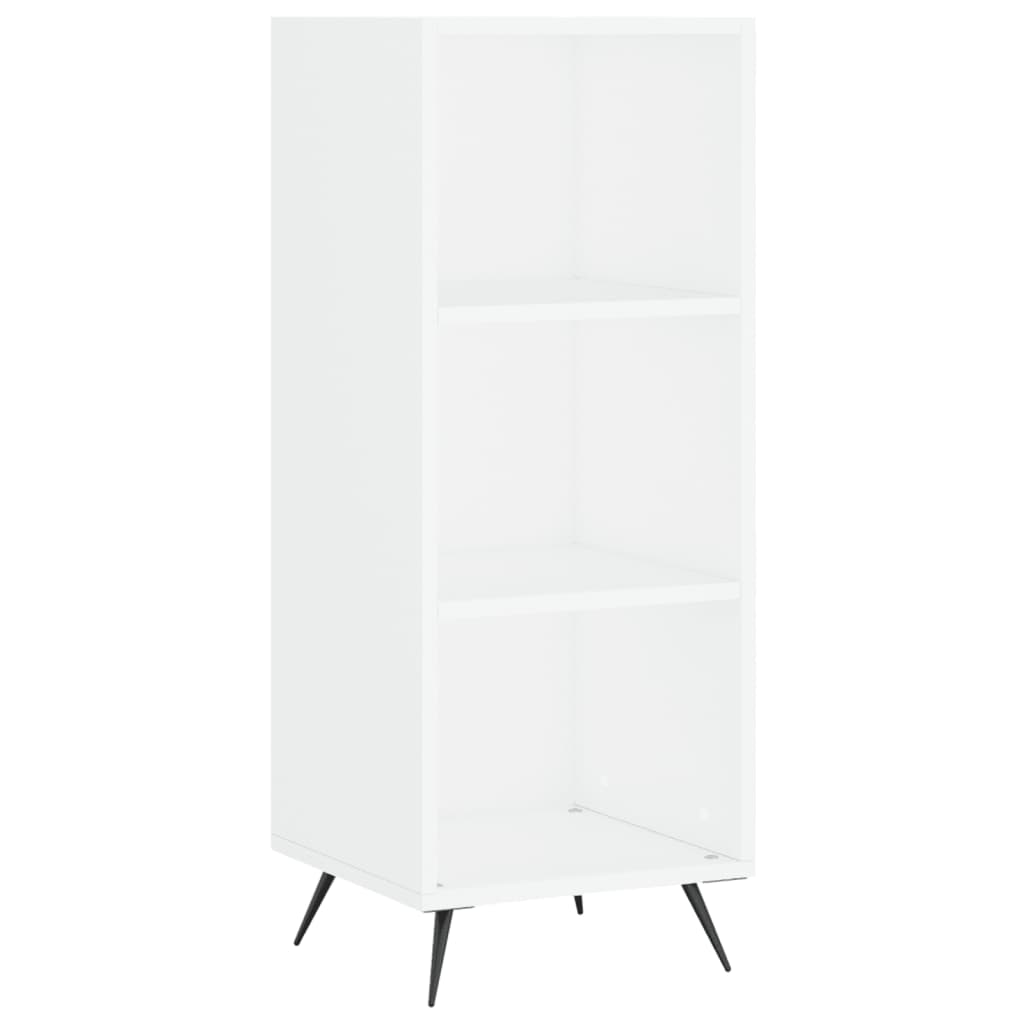 vidaXL Armário c/ prateleiras 34,5x32,5x90 cm derivados madeira branco
