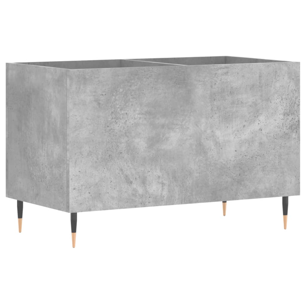 vidaXL Armário p/ discos 74,5x38x48 cm derivados madeira cinza-cimento