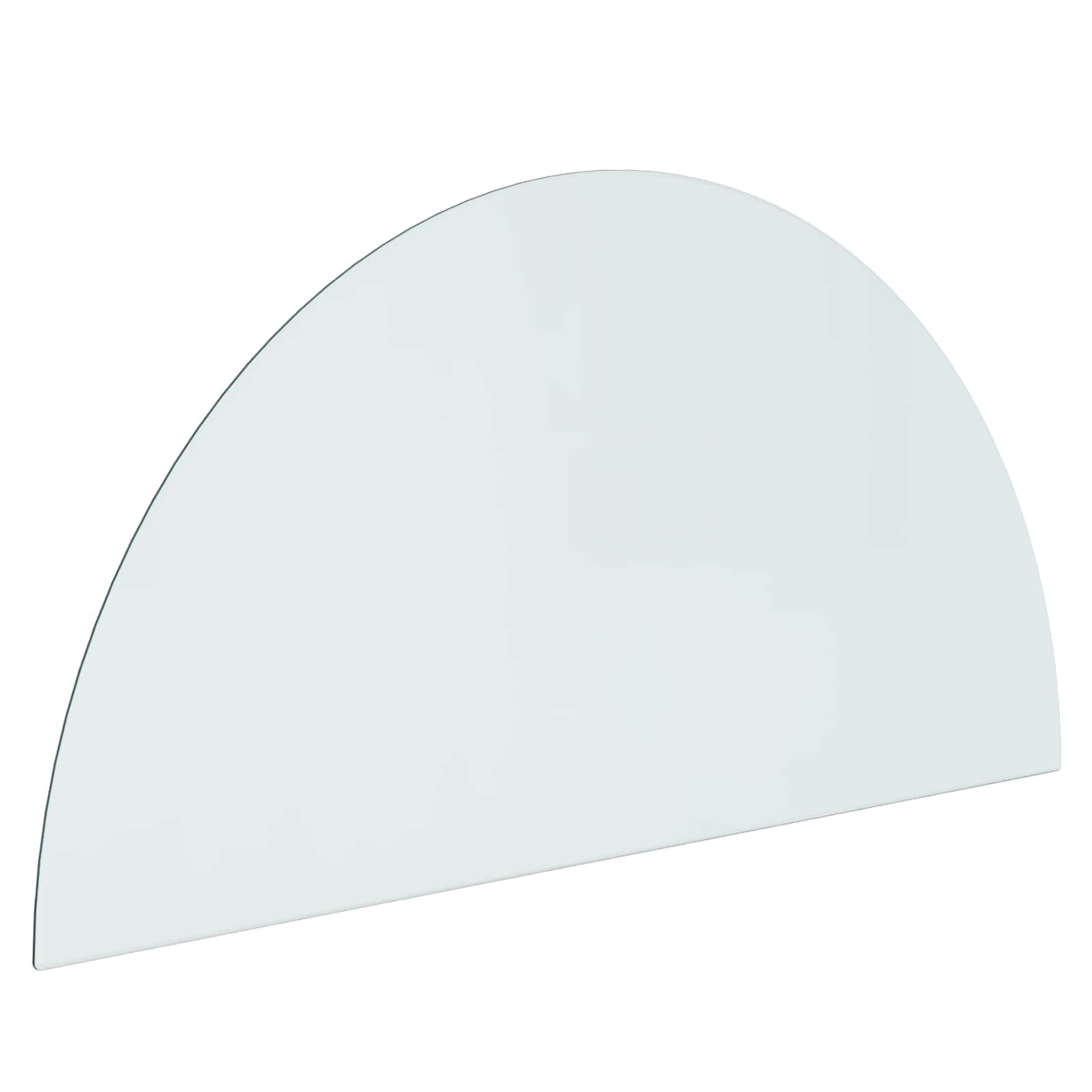 vidaXL Placa de Vidro para Lareira Transparente 1200 x 600 mm Vidro